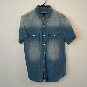 Denim Button Down Shirt